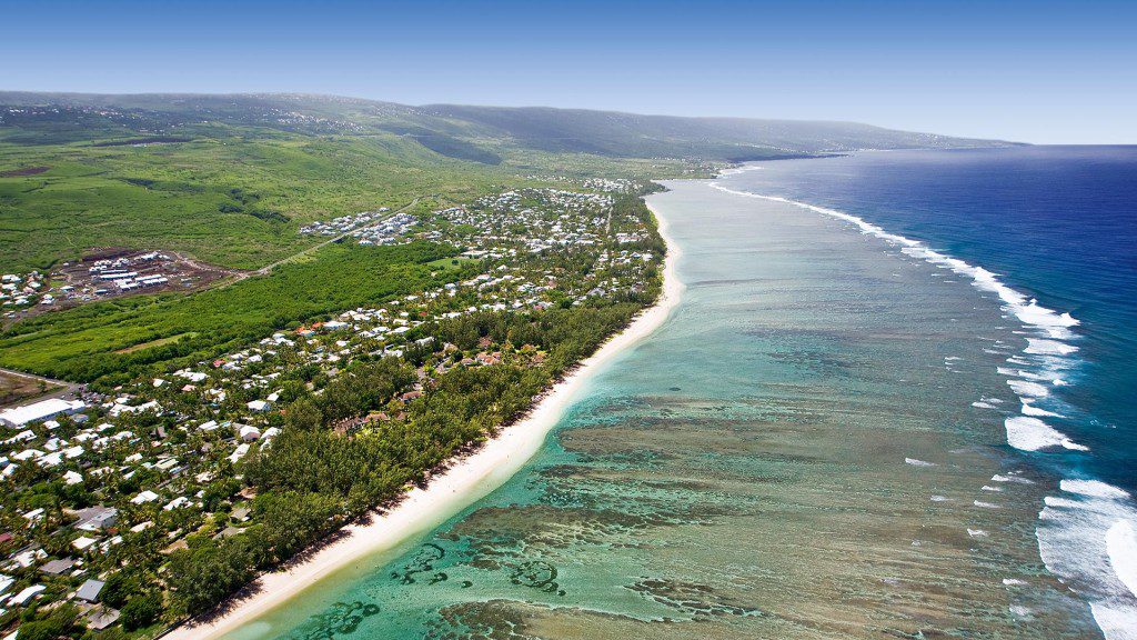 Lagon de la réunion et plage