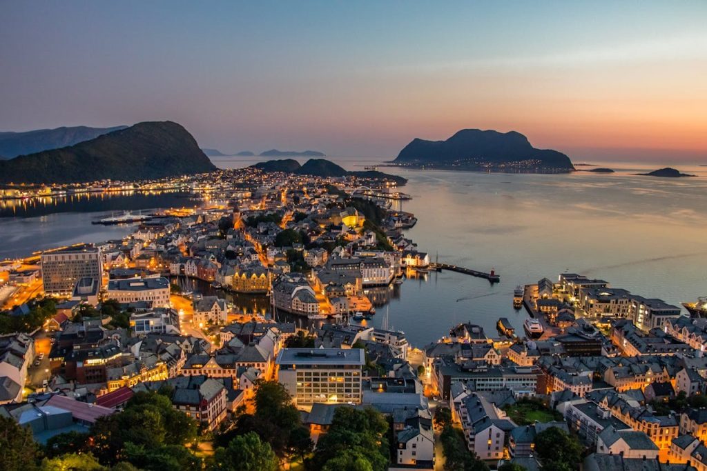 Ålesund en Norvège