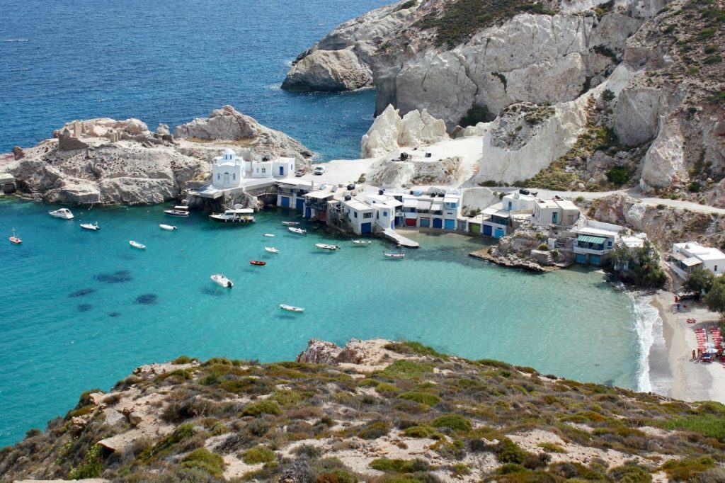 Plage de Milos Grece