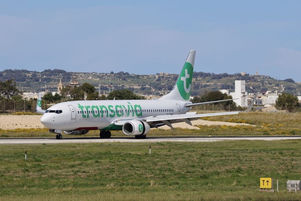 Avion de la compagnie Transavia